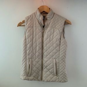 Francesca’s/ Blue Rain tan quilted vest
